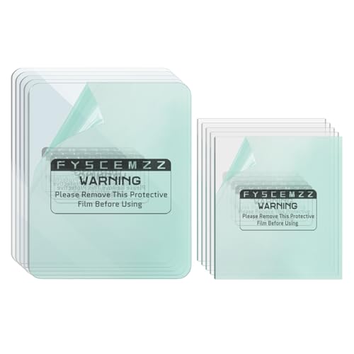 Image of 10PCS - M800H/17800F Welding Helmet Replacement Lenses - Inside Outside Clear Cover Lens Kit