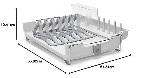 OXO Good Grips Foldaway Dish Rack - Image 8