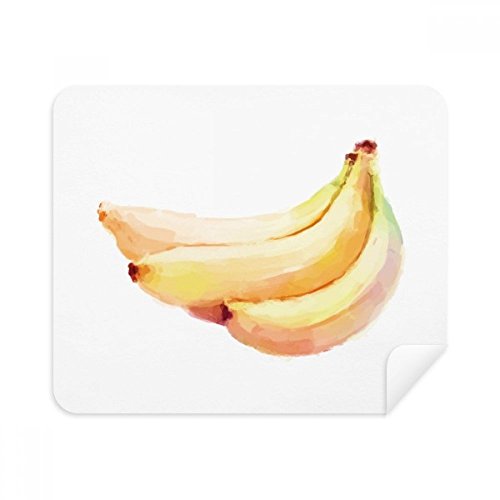 Écran Cleaner Chiffon Lunettes Suede Banane pour Nettoyer Smartphone au Bureau