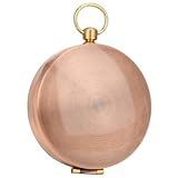 Yctze Orologio Vintage con Copertura in Rame - Avventure Portatili in Campeggio, Escursionismo e Canottaggio Dal Design retrò - Compagno Accurato Ed Elegante (bussola)