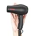 Travel Mini Hair Dryer Ceramic Ionic 1000 Watts Blow Dryer for RV Lightweight 2 Speed Settings with a Concentrator, Black