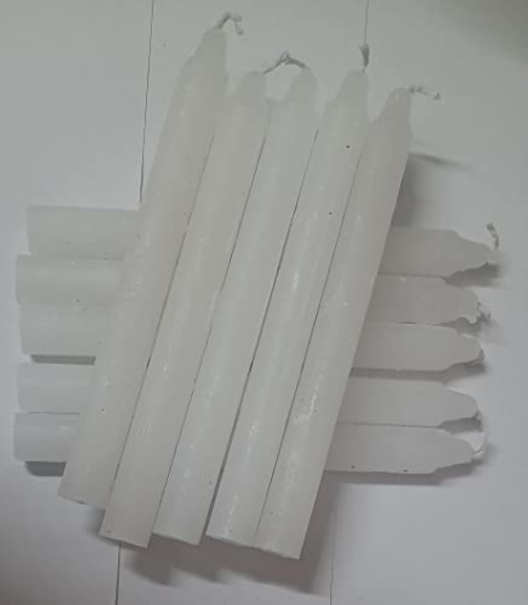 Pack of 3 White Candles, Versatile Home Decor