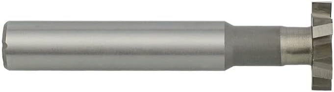 NUSHKI Fresadora de ranura en T, molino de extremo HSS para metal HSS Woodruff - Broca de enrutador de asiento de llave CNC, 10 x 2 x 6 x 65 L