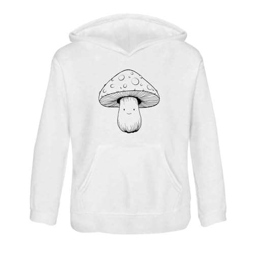 Azeeda 'Smiling Toadstool Mushroom' Children's Hoodie/Hooded Sweater (KO041640)
