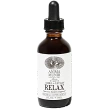 Anima Mundi Apothecary Relax Tonic Nervous System Support - Natural Calm Aid & Mood Enhancer - Achieve Stress Relief with Lemon Balm, Passionflower, Chamomile, Ashwagandha Root & Lavender 2 fl oz