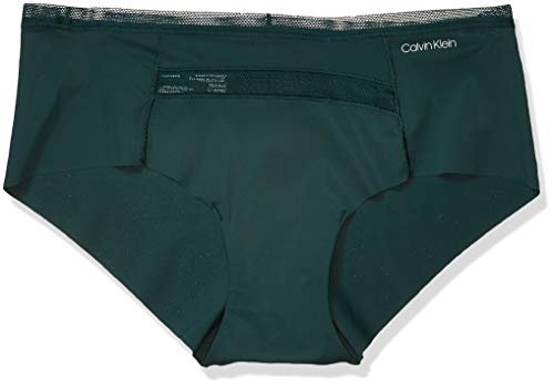 Calvin Klein Women's Invisibles with Mesh Hipster Panty, polarity, S