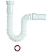 Produktbild Sanixa Universal-Abflusssiphon flex 1 1/2" Zoll auf 40 / 50mm Siphon Küche Spüle Bad Waschbecken Ablauf flexibel
