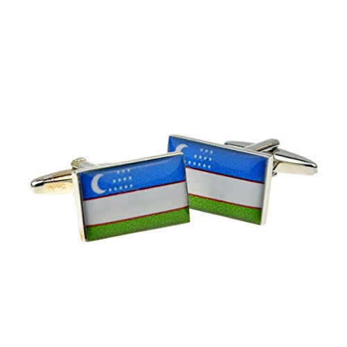 Mancuernillas GTR Hombre Bandera Uzbeca Talla Única miniatura 1