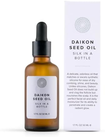 Hairprint Daikon Seed Oil | Lightweight Moisturizer & Conditioner | Nourishes & Softens Hair & Skin | Rich in Essential Fatty Acids & Vitamins | Non-Greasy | Non-Toxic Formula (4 Fl Oz)