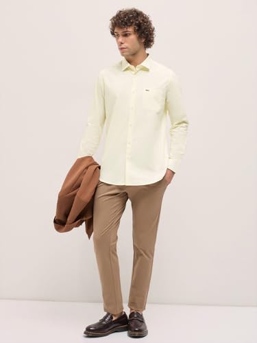 Image of THE BEAR HOUSE Men's Cotton Tailored Fit Long Sleeve Shirt