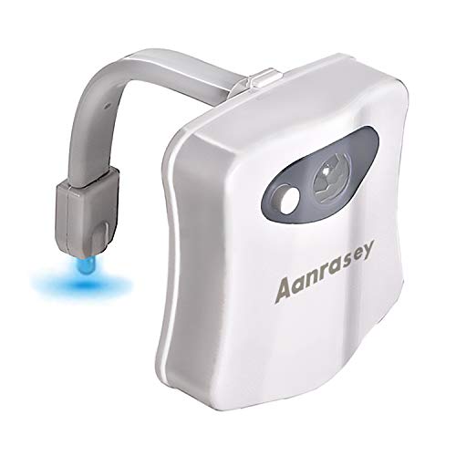 Toilet Light, Motion Sensor Night Light, Toilet Light Bowl Sensor Activated for Bathroom Decor, 8-Color Led Toilet Night Light Kids Bathroom Set Toilet Light, Motion Sensor Night Light, Toilet Light Bowl Sensor Activated for Bathroom Decor, 8-Color Led Toilet Night Light Kids Bathroom Set