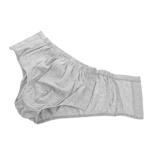 EXQUIMEUBLE Bragas Fáciles De Poner Y Quitar Pantalones Postoperatorios De Ropa Interior Posparto Lavables Y Reutilizables Ropa Interior Para Incontinencia Para Hombres