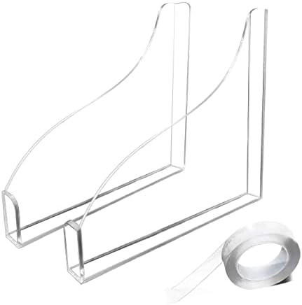 MIDU Shower Splash Guard, 2 Pcs Shower Water Guard, Bathtub Splash Guard, Shower Guards to Keep Water in Shower Bathtub Water Guards Corner Guard Shower with 3M Self-Adhesive for Restroom