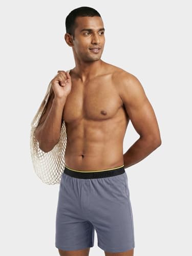 Image of Bummer Micro Modal Boxer Shorts for Men - Ultra Soft & Breathable, 3 Times Softer Than Cotton, Anti-Bacterial, Stretchable for Ultimate Comfort & Style, Pack of 1 (A Shark Tank Product)