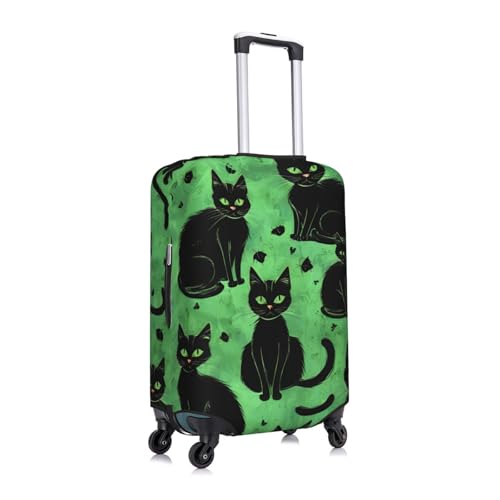 Cartoon Cat Print Fashionable Suitcase Cover Personalized Luggage Protector for Travel and Business3