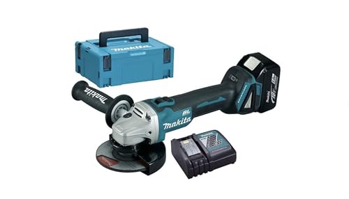 Meuleuse d'angle 18V LXT Ø125mm (1x5.0 Ah) en MAKPAC - MAKITA DGA504RT1J