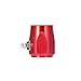 X AUTOHAUX 5pcs AN6 Hex Car Hose Finisher Flexible Rubber Pipe Clamp with Screw Band Adapter Fitting for Oil Fuel Water Tube Red