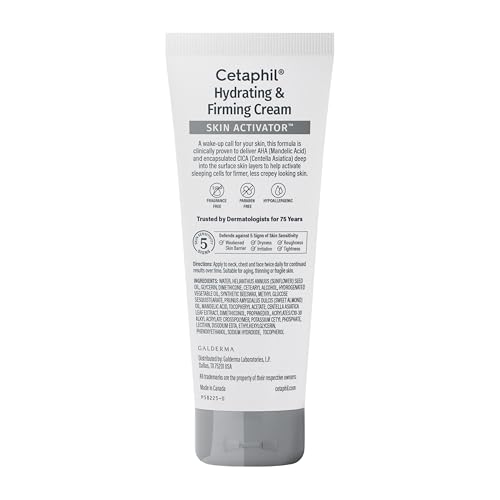 Cetaphil Skin Activator Firming Face & Neck Cream, AHA + CICA, 3.4oz - image 8