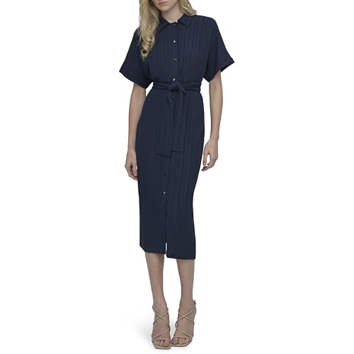 Robe midi boutonnée DKNY pour le bureau et les sorties chics en été