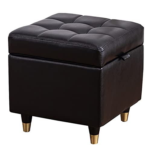 Table basse et tabourets de rangement d'intérieur carrés pour gain de place - 2