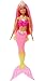 Produktbild Barbie Dreamtopia Rainbow Magic Mermaid, Meerjungfrau mit rosa Haaren, Krone, gelber und rosa Meerjungfrauen-Schwanzflosse, inkl Puppe, Geschenk für Kinder, Spielzeug ab 3 Jahre,HGR11