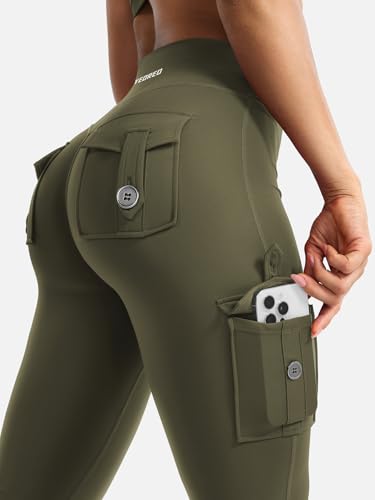Image of YEOREO CoreFlex Women Workout Flare Leggings