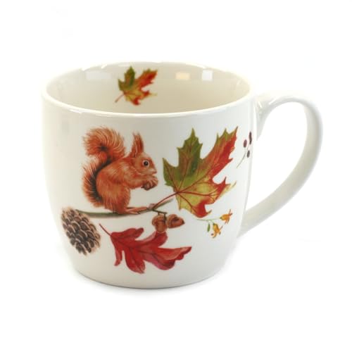 Tabac du Bassigny Tasse Déjeuner en Porcelaine - Écureuil Hazel 380 ml
