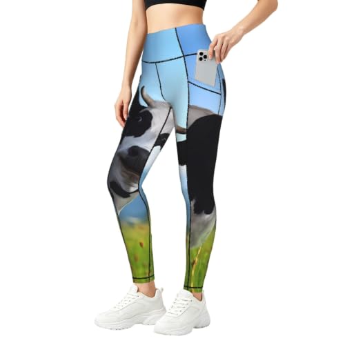Pantalones de yoga para entrenamiento de mujer mallas cómodas de cintura alta para diario