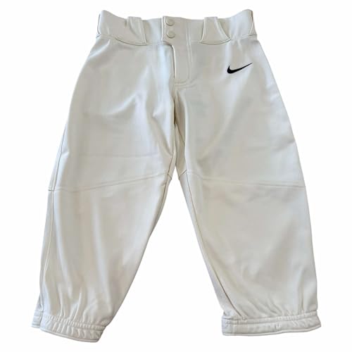 Nike Kids Youth Vapor Select Baseball Softball Pants Cream Color #BQ6421-120 - Size Kids Medium