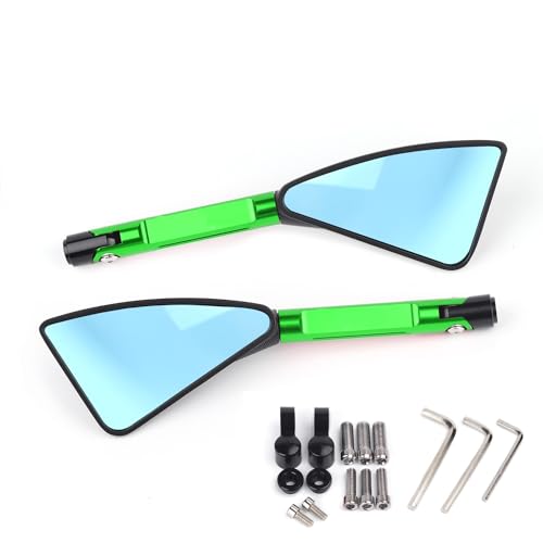 Espejo retrovisor moto Versys 1000 650CC lateral CNC verde 2