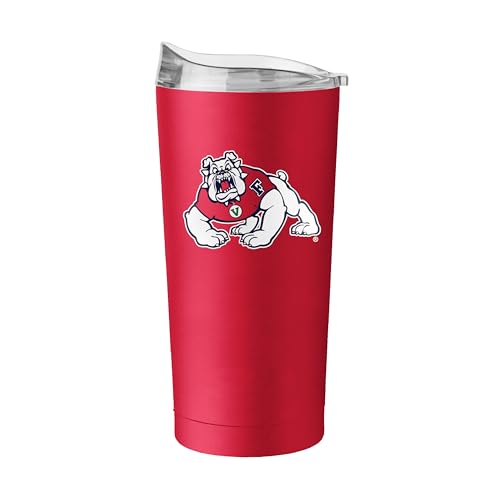 Image of Logo Brands NCAA 20 oz Powder Coat Stainless Tumbler -Double-Wall Insulated Everday Tumbler for Hot or Cold Drinks, High Lip Lid, Team Color