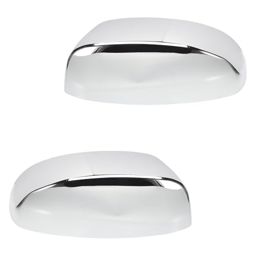 Image of 2PCS Chrome Mirror Caps Silverado Tahoe 25788157 25788156 | Chrome Finish; Durable ABS; Weather Resistant; Direct Fit; Exterior Upgrade