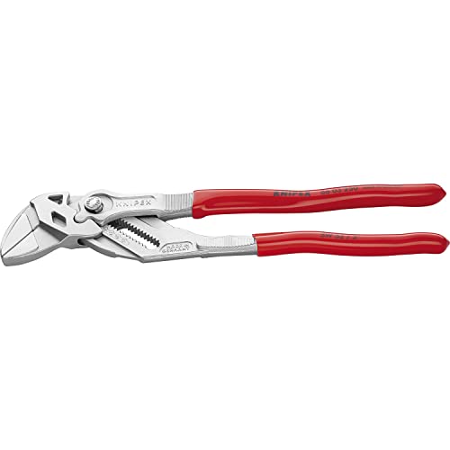 Image of KNIPEX PLiers Wrench (Chrome Plated, Plastic Handle, Red, 150 mm)