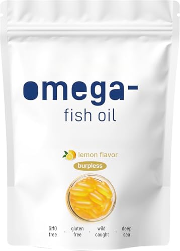 Huile de poisson oméga 3 au citron apporte les acides gras essentiels pour votre santé