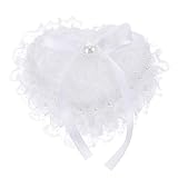 Étui à alliances – léger, en forme de cœur, de taille compacte, facile à transporter, à ranger et à glisser, porte-alliances pour la cérémonie