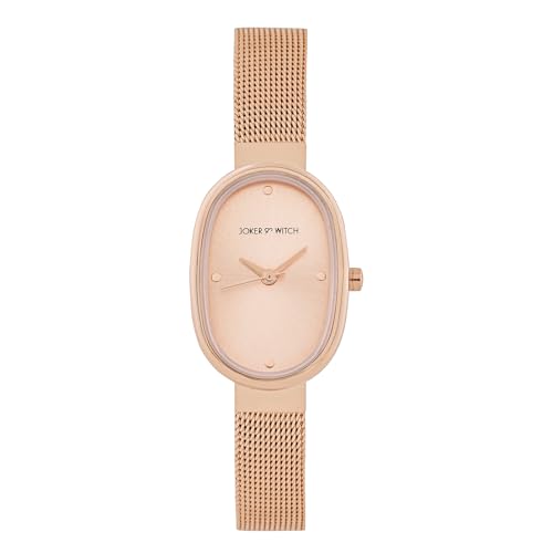 Joker & Witch Enola 33mm Rosegold Dial 10mm Rose Gold Steel Mesh Watch for Women