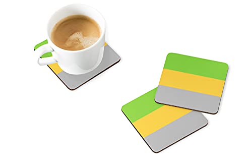 Dessous de verre Lithromantic Pride protège-table multicolore en mousse - 3