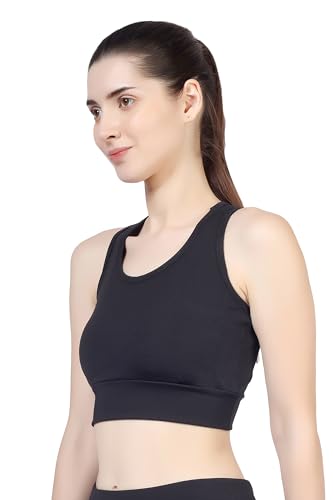 Image of Sports Bra for Women | Non-Padded High Support Gym, Yoga & Running Bra | Seamless Sweat-Wicking Polyester Workout Bra