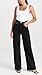 Levi's Women's Ribcage Wide Leg Jeans, Rosie Posie, Black, 27