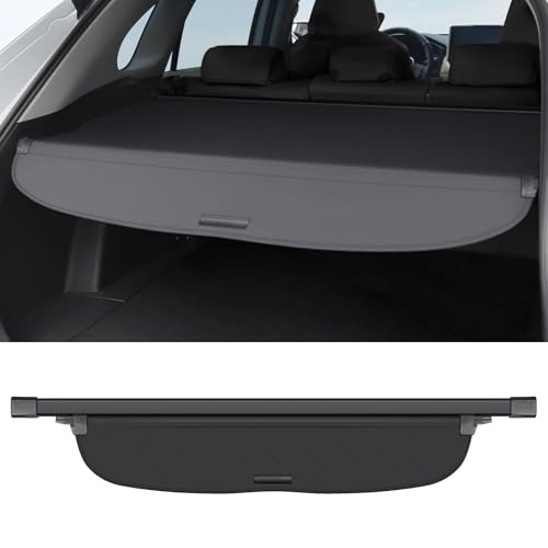 Bercicci Cargo Cover Compatible with Honda CRV 2022 2021 2020 2019 2018 2017 Hybrid (Include HEV) Accessories Canvas Texture Retractable Trunk Cover Security Shield Luggage Privacy (Canvas)