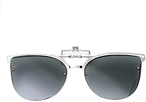 LUFF Polarized Women Clip-On Driving Sunglasses With Flip Up