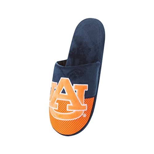 Image of FOCO Oklahoma Sooners NCAA Mens Team Logo Staycation Slippers