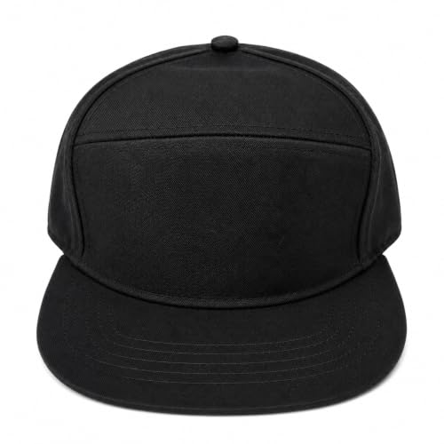 Image of HRK LED Display Snapback Cap, Black, 23x18x13 cm | Programmable Display, App Controlled, Scrolling Text & Animations, Adjustable Snapback, Unisex Design