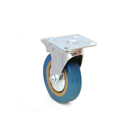 Roulette universelle 4 pouces PVC pour réparer chariot bloqué - 4