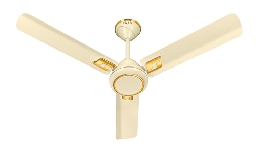 Image of Sujata Kinetica BLDC Ceiling Fan 1200mm | 3 Years Warranty | Ceiling Fan for Living Room & Bedroom, Remote Fans Ceiling Fans 5 Star BEE Rating, Powerful Airflow, Savings Upto 60% (Ivory Gold)