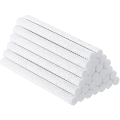 40 Pieces Humidifier Filter Cotton Refill Travel Mini Humidifier Filters Sticks Car Filters Replacement Parts for Portable Personal USB Powered Smart H20 in Office Bedroom(4 Inch)