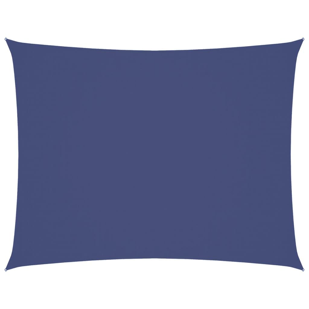 Protector Solar de Vela Rectangular 2x3.5 m de tela Oxford azul