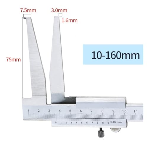 Calibrador Vernier Medidor Calibradores 10-160 26-200 30-300 9-150 9-200 9-300 miniatura 2