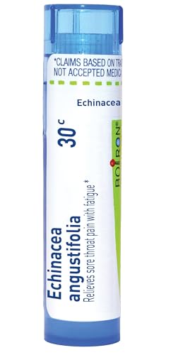 Boiron Echinacea Purpurea 30C for Sore Throat Pain with Fatigue - 80 Pellets