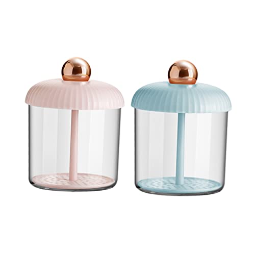 FOMIYES 2 Piezas burbujeador gel baño bath gel de banho jabón lavavajillas jabón manos limpiador burbuja esponja Cuidado botella de espuma taza de espuma facial páginas